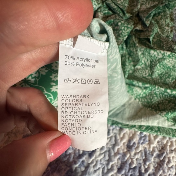 Green Floral Ruffle Dress - Picture 6 of 7